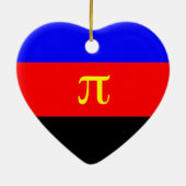 POLYAMORY STRIPES DESIGN KERAMIKORNAMENT (Hinten)
