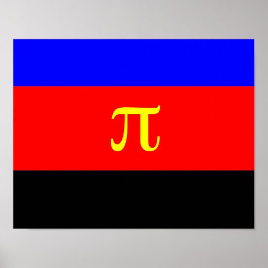 POLYAMORY STRIPES DESIGN POSTER (Vorne)