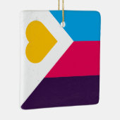 Polyamory Tricolor Keramikornament (Rechts)