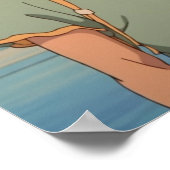 Polyamurer Triad 80er Jahre Retro Japanisch Poster (Ecke)