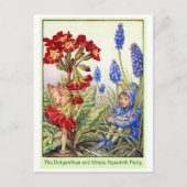 Polyanthus and Grape Hyacinth Fairy Postkarte (Vorderseite)