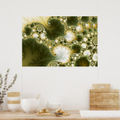 Polyatomie - Fraktal-Poster Poster (Küche)