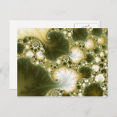 Polyatomie - Fraktal Postkarte (Vorne/Hinten)