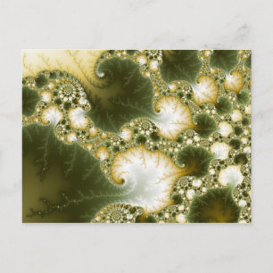 Polyatomie - Fraktal Postkarte
