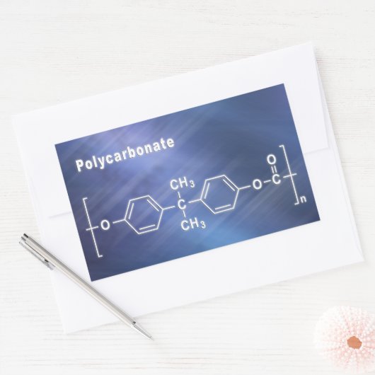Polycarbonat PC Lexan Rechteckiger Aufkleber (Umschlag)