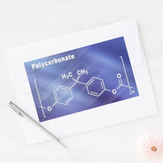 Polycarbonat Rechteckiger Aufkleber (Umschlag)