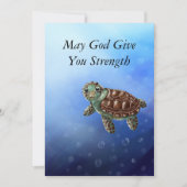 Polycarp's Journey Sympathy Card Dankeskarte (Vorderseite)