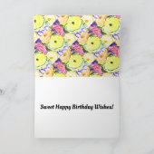 Polychromatischer Geburtstag Karte (Innenseite)
