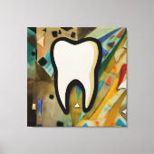 Polychromatisches Grin Leinwanddruck (Vorderseite)