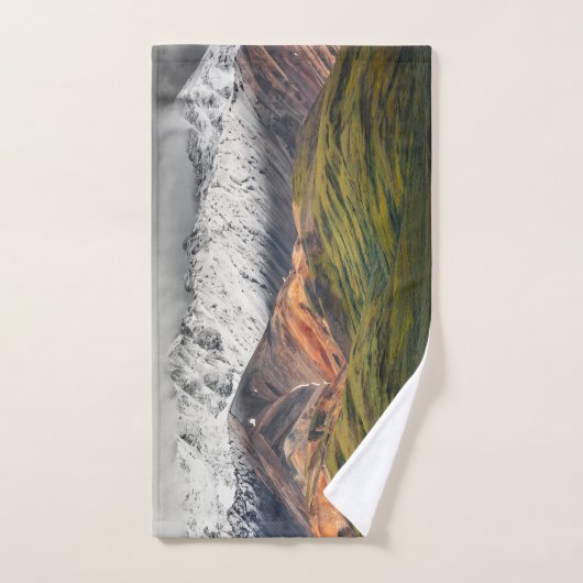 Polychrome-Berg, Denali NP, Alaska Badhandtuch Set (Handtuch)