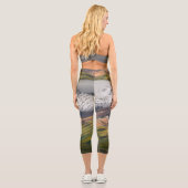 Polychrome-Berg, Denali NP, Alaska Capri Leggings (Rückseite)