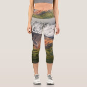 Polychrome-Berg, Denali NP, Alaska Capri Leggings (Vorderseite)