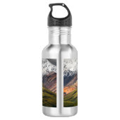 Polychrome-Berg, Denali NP, Alaska Edelstahlflasche (Rückseite)