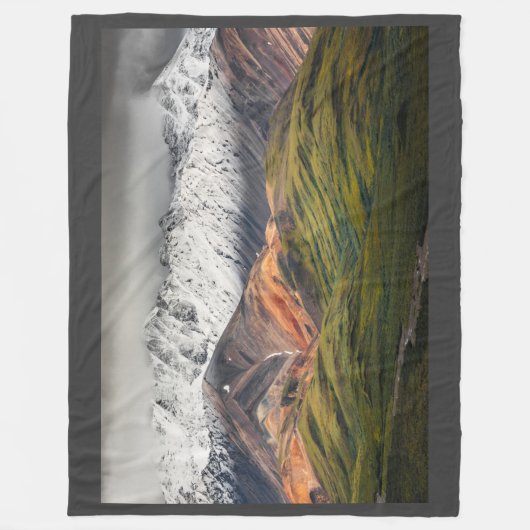 Polychrome-Berg, Denali NP, Alaska Fleecedecke (Vorderseite)