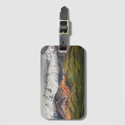 Polychrome-Berg, Denali NP, Alaska Gepäckanhänger (Vorderseite Vertikal)