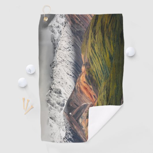 Polychrome-Berg, Denali NP, Alaska Golfhandtuch (Insitu)