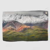 Polychrome-Berg, Denali NP, Alaska Golfhandtuch (Horizontal)