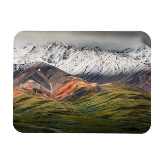 Polychrome-Berg, Denali NP, Alaska Magnet (Horizontal)