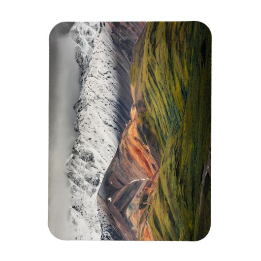 Polychrome-Berg, Denali NP, Alaska Magnet (Vertikal)