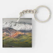 Polychrome-Berg, Denali NP, Alaska Schlüsselanhänger (Rückseite)