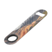 Polychrome-Berg, Denali NP, Alaska Speed Flaschenöffner (Vorderseite Schrägansicht)