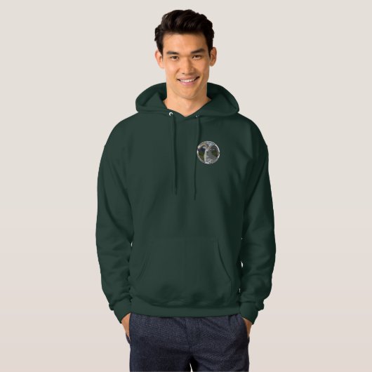 Polychrome Hoodie Forest Green (Vorne ganz)