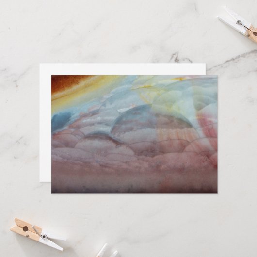 Polychrome Jasper Karte (Vorderseite/Rückseite Beispiel)