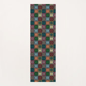 Polychrome Owls Yogamatte (Vorderseite)