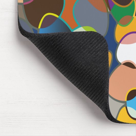 Polychrome-Schaltmuster Mousepad (Ecke)