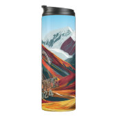 Polychrome Travel Mug/Thermal Tumbler Thermosbecher (Nach rechts gedreht)