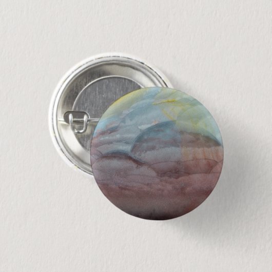 Polychromer Jaspis Button (Vorne & Hinten)