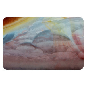 Polychromer Jaspis Magnet