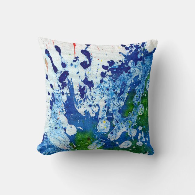 Polychromoptic #14B durch Michael Moffa Kissen (Vorderseite)