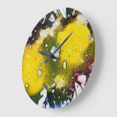 Polychromoptic #7 by Michael Moffa Große Wanduhr (Winkel)