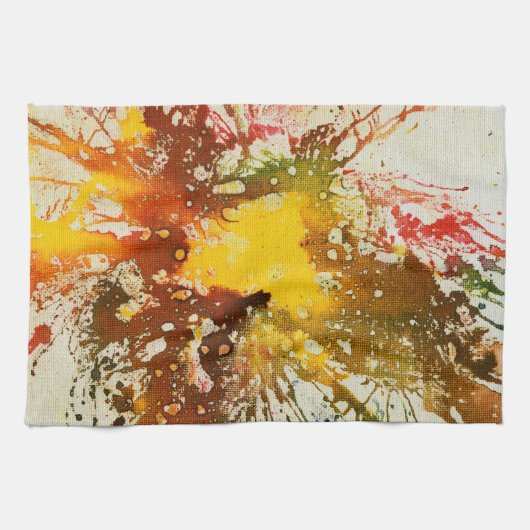 Polychromoptik #10 von Michael Moffa Geschirrtuch (Horizontal)
