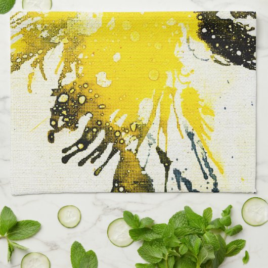 Polychromoptik #11 von Michael Moffa Geschirrtuch (Gefaltet)