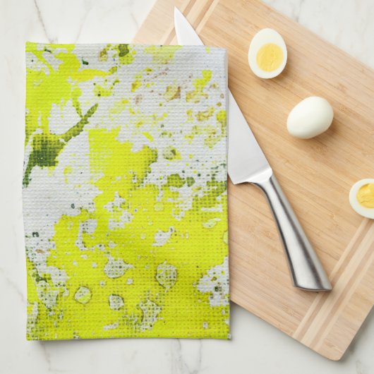 Polychromoptik #12 von Michael Moffa Handtuch (Viertel Falte)