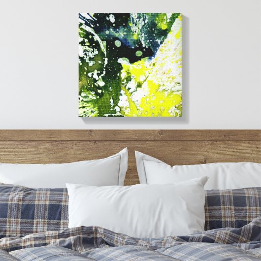 Polychromoptik #12 von Michael Moffa Leinwanddruck (Insitu (Schlafzimmer))