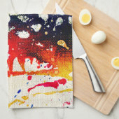 Polychromoptik #13B von Michael Moffa Geschirrtuch (Viertel Falte)