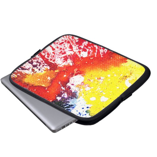 Polychromoptik #13C von Michael Moffa Laptopschutzhülle (Vorne Knopf)