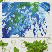 Polychromoptik #14 von Michael Moffa Geschirrtuch (Gefaltet)