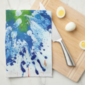 Polychromoptik #14 von Michael Moffa Geschirrtuch (Viertel Falte)