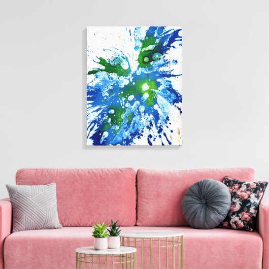 Polychromoptik #14 von Michael Moffa Leinwanddruck (Insitu (Wohnzimmer))