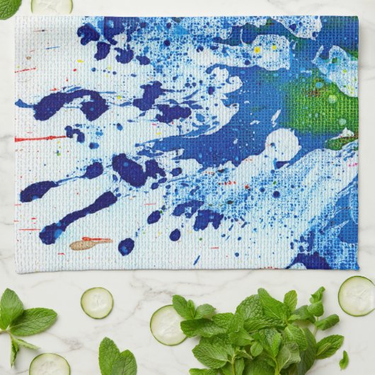 Polychromoptik #14B von Michael Moffa Geschirrtuch (Gefaltet)