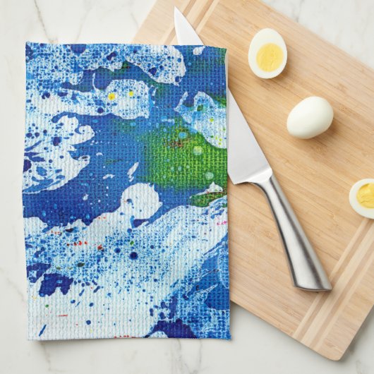 Polychromoptik #14B von Michael Moffa Geschirrtuch (Viertel Falte)