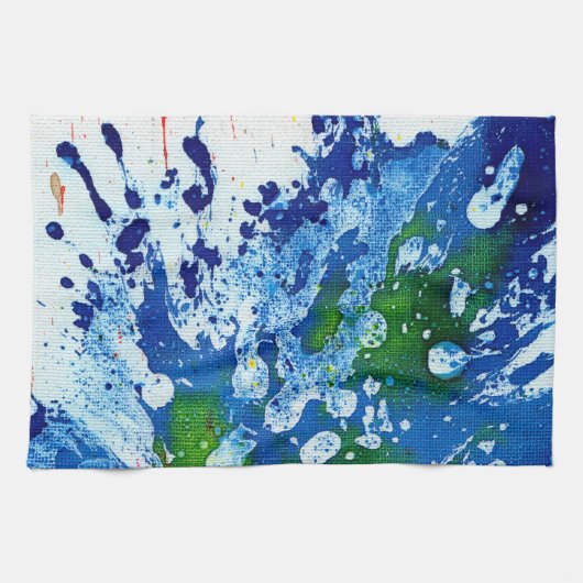 Polychromoptik #14B von Michael Moffa Geschirrtuch (Horizontal)