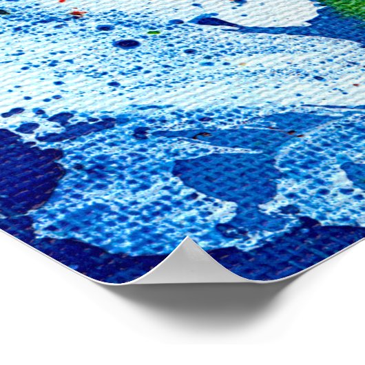 Polychromoptik #14B von Michael Moffa Poster (Ecke)