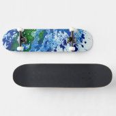 Polychromoptik #14B von Michael Moffa Skateboard (Horizontal)