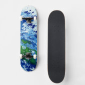Polychromoptik #14B von Michael Moffa Skateboard (Vorderseite)