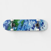 Polychromoptik #14B von Michael Moffa Skateboard (Horizontal)